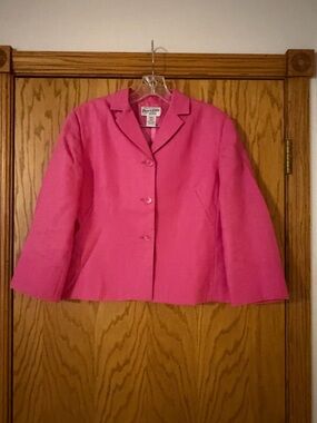 Pendleton Bright Pink Tailored Linen Blazer